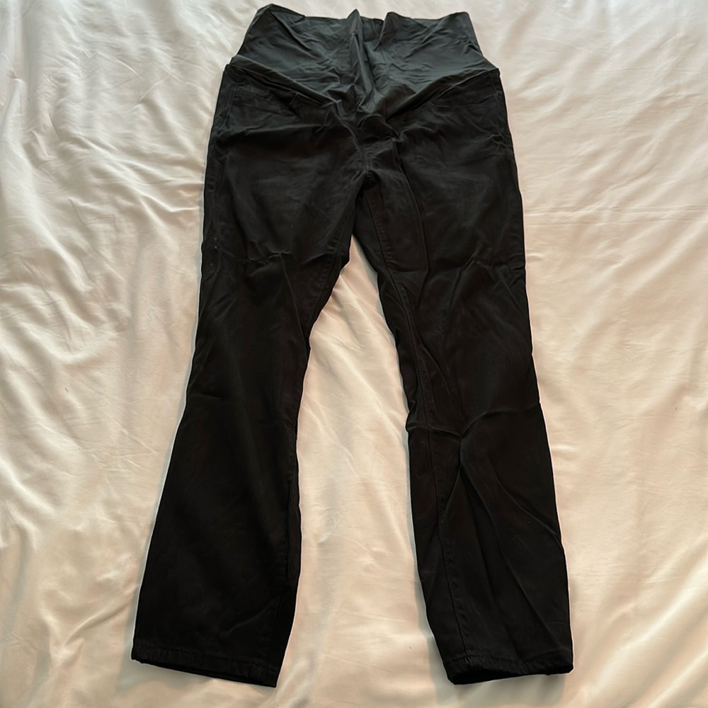 Black maternity pants